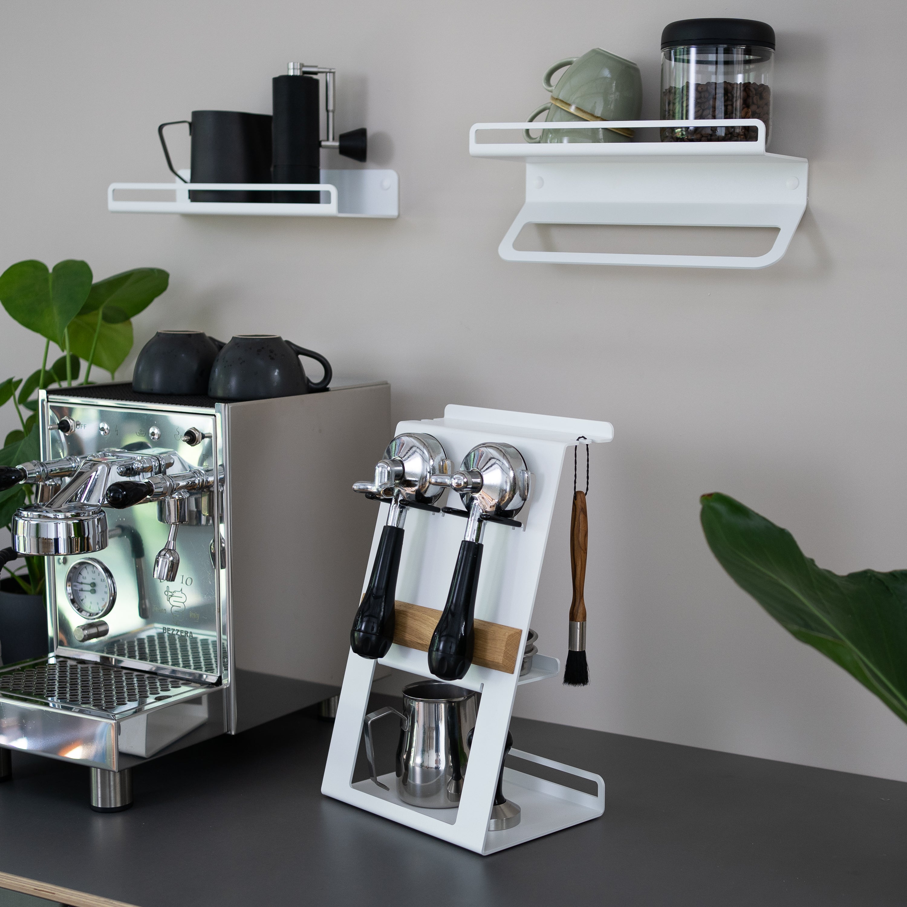 Station mit Siebträgerhalter für Barista Zubehör FLATE®