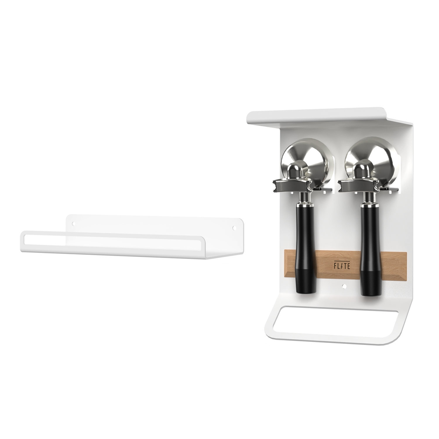 FLATE® Barista Rack Mini + Storage Rack Bundle (Schwarz) FLATE® Store