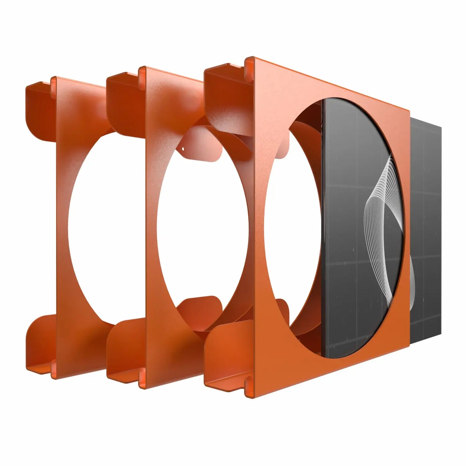 Schallplatten Wandhalterung für 12 Zoll Vinyl Records - Round (Single) FLATE® Store